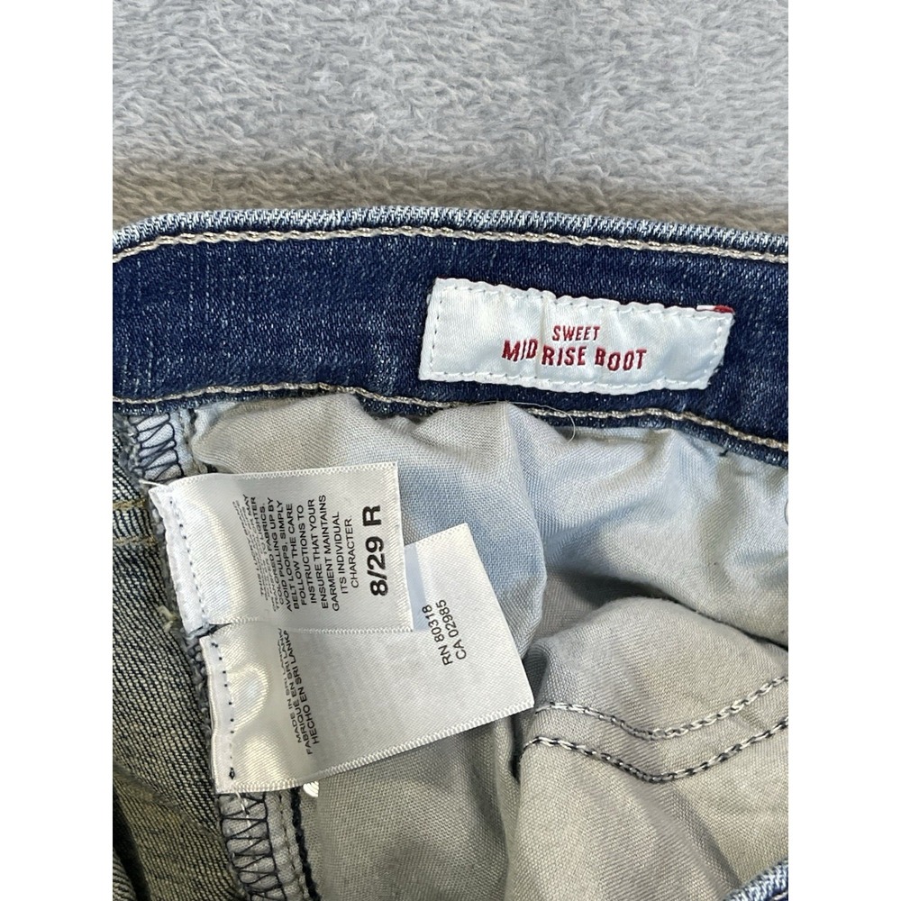 Lucky Brand Jeans Womens 8/29 Blue Denim Medium Wash Sweet Mid Rise Bootcut - Picture 9 of 11
